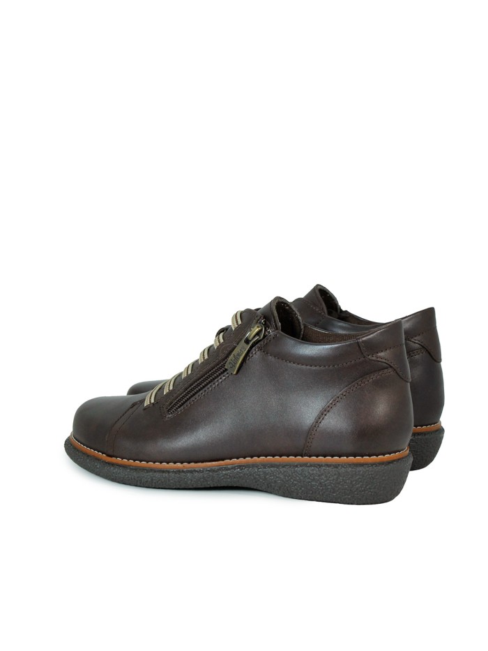 BOTÍN CON CORDONES VALERIA´S 2354 CUERO