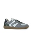 ZAPATILLAS RETRO DE PIEL CON CORDONES VERBENAS SORA FANTASY PLATA