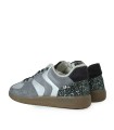 ZAPATILLAS RETRO DE PIEL CON CORDONES VERBENAS SORA FANTASY PLATA