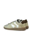 ZAPATILLAS RETRO DE PIEL CON CORDONES VERBENAS SORA FANTASY ORO