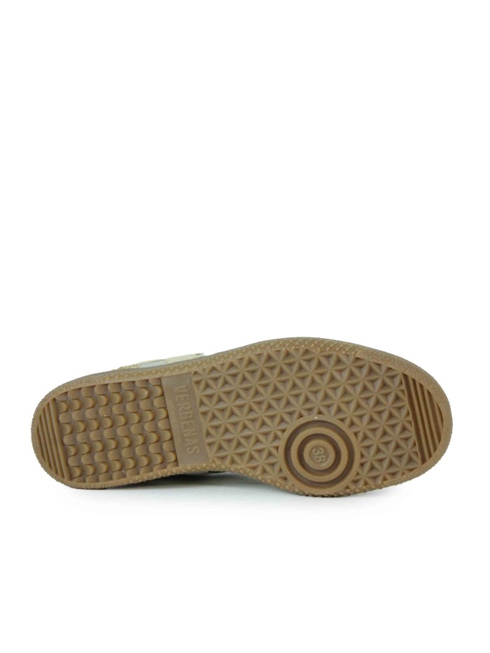 ZAPATILLAS RETRO DE PIEL CON CORDONES VERBENAS SORA FANTASY ORO