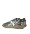 ZAPATILLAS RETRO DE PIEL CON CORDONES VERBENAS SORA BRECK PLOMO