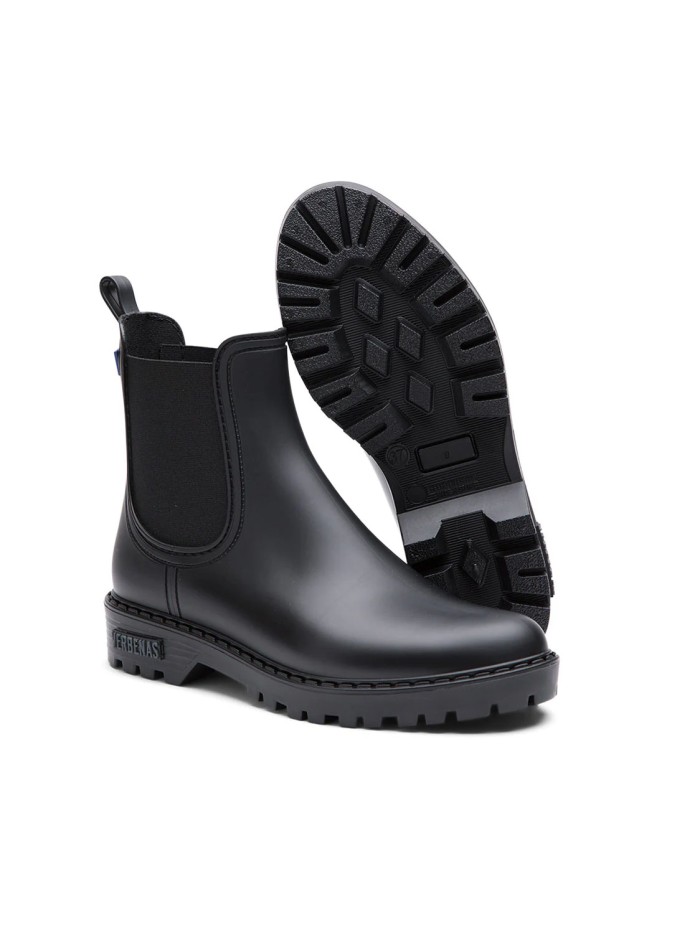 BOTA DE AGUA GAUDI MATE VERBENAS NEGRO