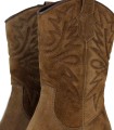 BOTAS MARRÓN DE PIEL DE MUJER APLAUSO HAYDE MARRÓN