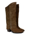 BOTAS MARRÓN DE PIEL DE MUJER APLAUSO TECLA