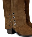 BOTAS MARRÓN DE PIEL DE MUJER APLAUSO TECLA