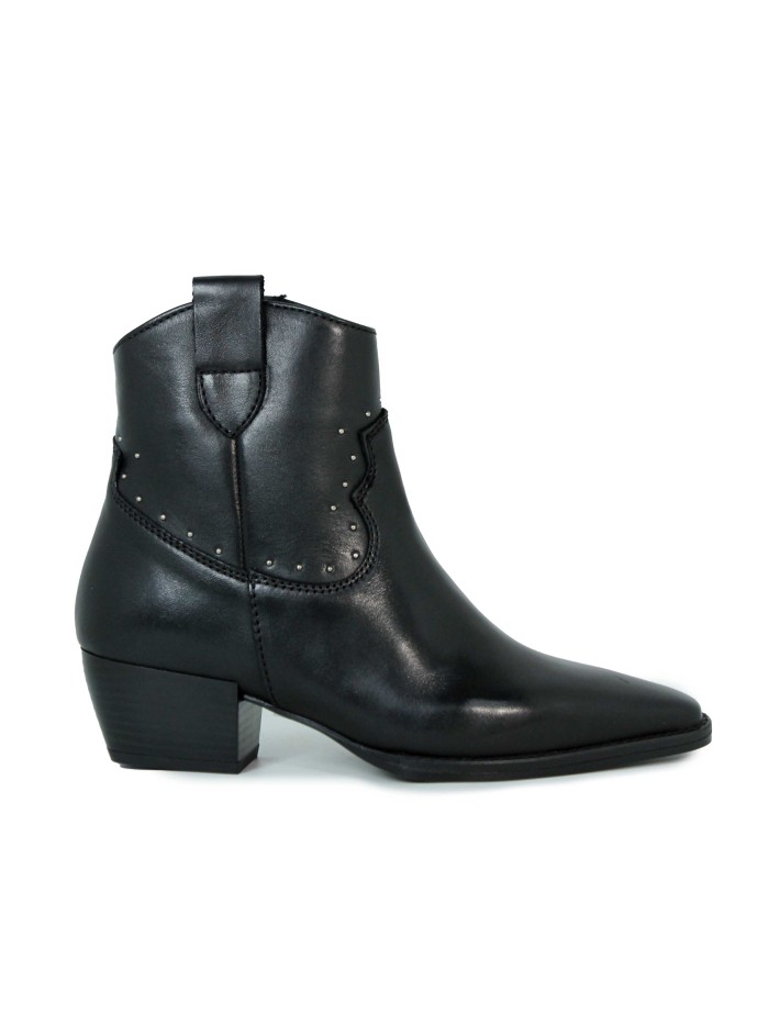 BOTÍN NEGRO DE PIEL DE MUJER APLAUSO RUBY