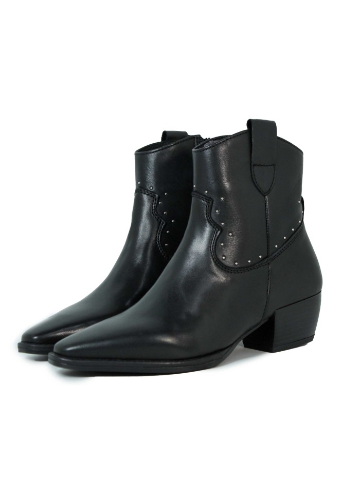 BOTÍN NEGRO DE PIEL DE MUJER APLAUSO RUBY