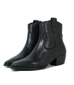 BOTÍN NEGRO DE PIEL DE MUJER APLAUSO RUBY