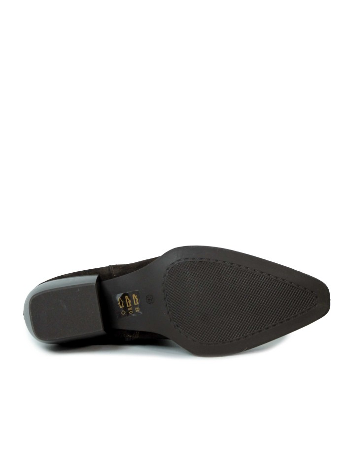 BOTÍN MARRÓN DE PIEL DE MUJER APLAUSO RUBY