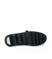 ZAPATO DE CUÑA CON LAZO DECORATIVO WONDERS A-7611 NEGRO