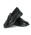 MOCASÍN DE CHAROL SOFISTICADO WONDERS A-4402 NEGRO