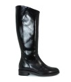 BOTAS DE TACÓN BAJO CAÑA ALTA WONDERS C-54101 NEGRO