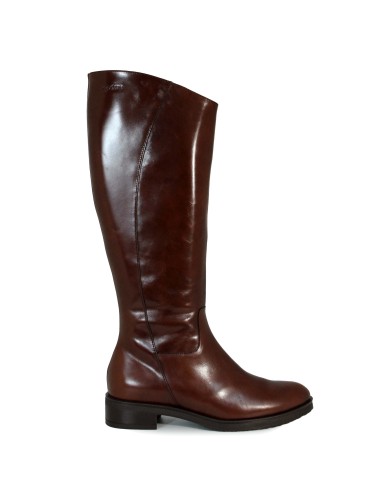 BOTAS DE TACÓN BAJO CAÑA ALTA WONDERS C-54101 MARRÓN