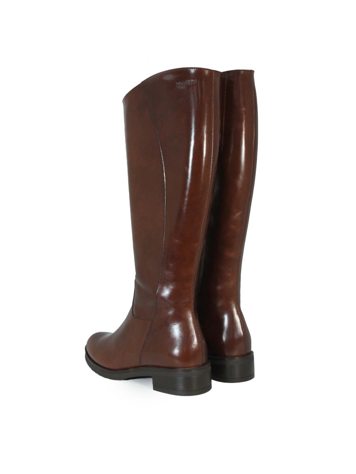 BOTAS DE TACÓN BAJO CAÑA ALTA WONDERS C-54101 MARRÓN