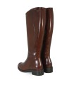 BOTAS DE TACÓN BAJO CAÑA ALTA WONDERS C-54101 MARRÓN