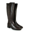 BOTAS DE TACÓN BAJO CON CAÑA ALTA WONDERS D-1802 MARRÓN