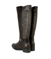 BOTAS DE TACÓN BAJO CON CAÑA ALTA WONDERS D-1802 MARRÓN