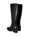 BOTA DE PIEL DE CAÑA ALTA WONDERS G-6250 NEGRA