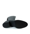 BOTA DE PIEL DE CAÑA ALTA WONDERS G-6250 NEGRA