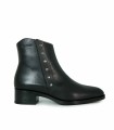 BOTINES CON DETALLES DORADOS D-1807 NEGRO