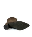 BOTA DE PIEL DE CAÑA ALTA NEGRA WONDERS M-5432