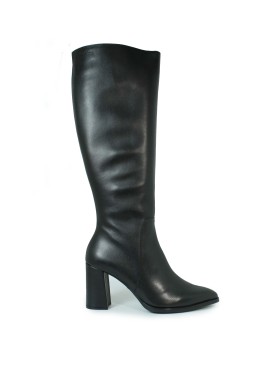 BOTA DE PIEL DE CAÑA ALTA NEGRA WONDERS M-5432