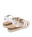 SANDALIA CONFORT DE PIEL PORRONET FABIANA 3278 BLANCO