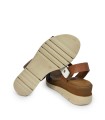 SANDALIAS DE TACÓN PLANTA DE GEL APLAUSO OMEGA 1979 BEIGE
