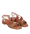 SANDALIAS DE PIEL NEGRAS CON APLIQUES METÁLICOS PARA MUJER CHIKA 10 MILENA 02