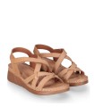 SANDALIAS CONFORT DE PIEL PARA MUJER CHIKA 10 RELAX 03 ARENA