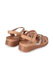 SANDALIAS CONFORT DE PIEL PARA MUJER CHIKA 10 RELAX 04 CAMEL