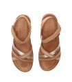 SANDALIAS CONFORT DE PIEL PARA MUJER CHIKA 10 RELAX 04 CAMEL