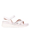 SANDALIAS CÓMODAS DE PIEL PARA MUJER CHIKA 10 RELAX 04 BLANCO