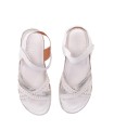 SANDALIAS CÓMODAS DE PIEL PARA MUJER CHIKA 10 RELAX 04 BLANCO
