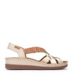 SANDALIA DE PIEL EXTRA CONFORT PARA MUJER PIKOLINOS CADAQUES W8K-0741C2 BEIGE