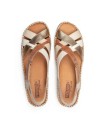 SANDALIA DE PIEL EXTRA CONFORT PARA MUJER PIKOLINOS CADAQUES W8K-0741C2 BEIGE