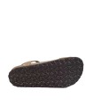 SANDALIA BAREFOOT DE PIEL PARA MUJER INTERBIOS 1004 BEIGE
