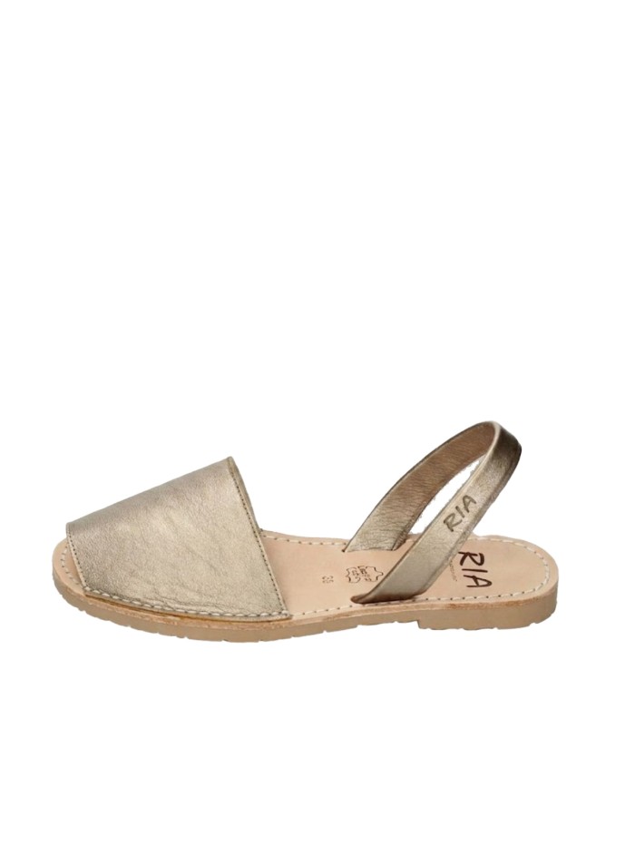 MENORQUINAS DE PIEL PARA MUJER MUJER RIA MENORCA 20002-S2 ORO