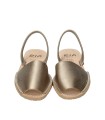 MENORQUINAS DE PIEL PARA MUJER MUJER RIA MENORCA 20002-S2 ORO