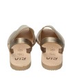 MENORQUINAS DE PIEL PARA MUJER MUJER RIA MENORCA 20002-S2 ORO