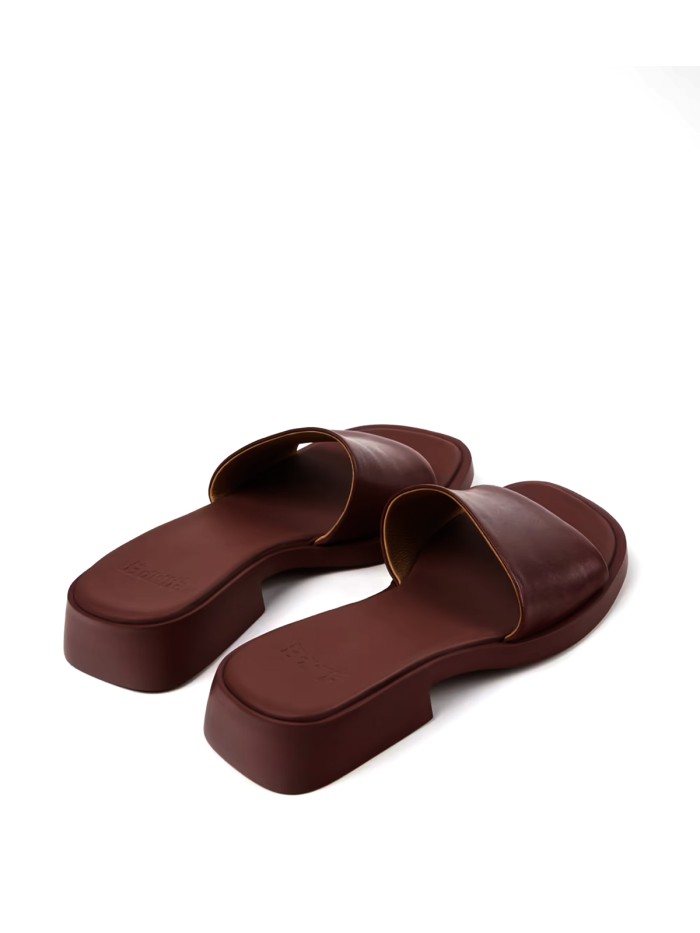 SANDALIA PLANA DE PIEL PARA MUJER GRANATE CAMPER DANA K201740-014