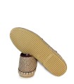 ALPARGATAS PLANAS DE CABALLERO VERBENAS TOM REJILLA TAUPE/BURDEOS