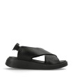 SANDALIAS CONFORT NEGRA DE PIEL PARA MUJER THE HAPPY MONK COSTA 001