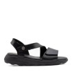 SANDALIA PLANA DE PIEL CONFORT THE HAPPY MONK NALU 003 NEGRO