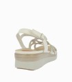 SANDALIAS CONFORT CON DETALLES BRILLANTES PARA MUJER DOCTOR CUTILLAS 31803 BEIGE