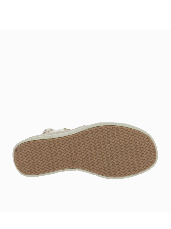 SANDALIAS CONFORT CON DETALLES BRILLANTES PARA MUJER DOCTOR CUTILLAS 31803 BEIGE