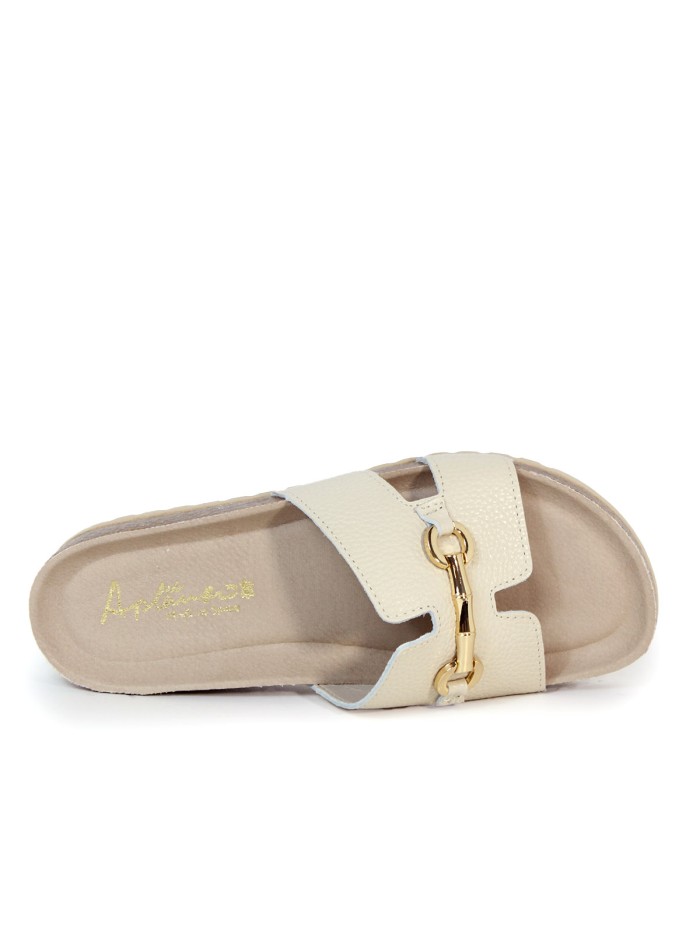 SANDALIAS DE PALA ANCHA CON PLANTA BIO APLAUSO 10C-SUKURU BEIGE