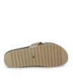 SANDALIAS PLANAS METALIZADAS Y PLANTA BIO APLAUSO 10C-SUKURU ORO