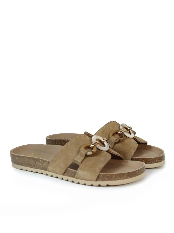 SANDALIAS DE PALA ANCHA CON PLANTA BIO APLAUSO 3C SUCURU BEIGE